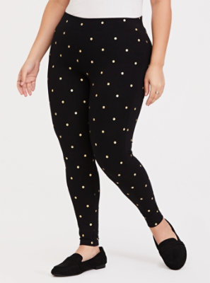 polka dot leggings