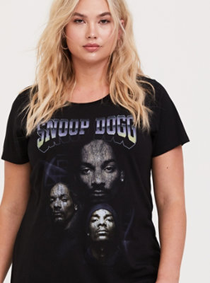 Plus Size - Snoop Dogg Black Crew Tee - Torrid