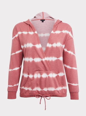 rose tie dye hoodie