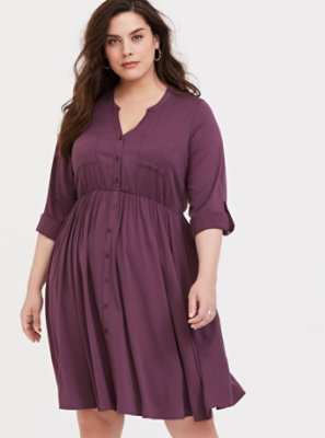 torrid purple dress