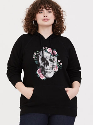 torrid skull hoodie