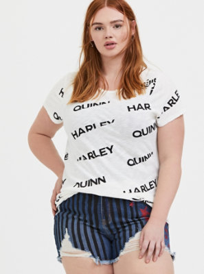 harley quinn plus size shirts