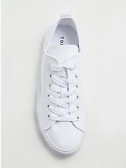 Canvas Lace-Up Sneaker (WW), WHITE CANVAS, alternate
