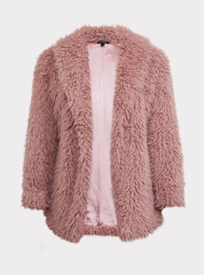 torrid pink coat