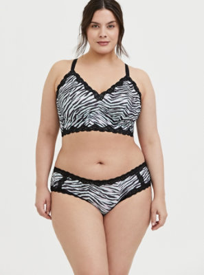 zebra bralette