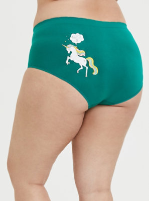 emerald green panties