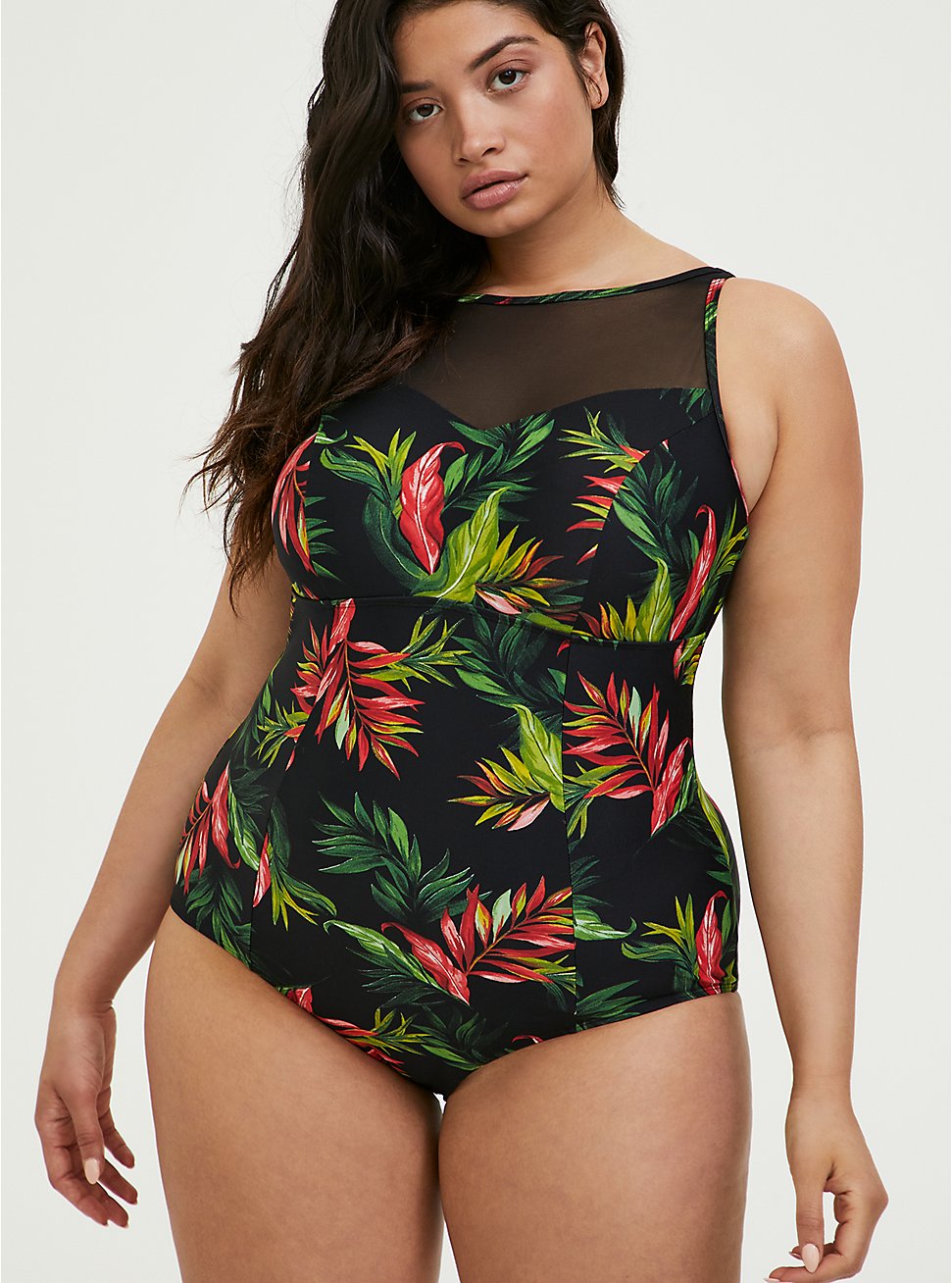 Tropical Illusions Cut Out One Piece
