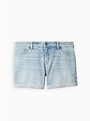 5 Inch Vintage Stretch Mid-Rise Short, TRIPPIN, hi-res