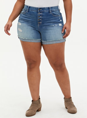 super high waisted shorts plus size