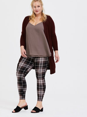 Plus Size - Premium Legging - Plaid Multi - Torrid