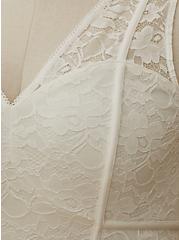 Plus Size Ivory Lace Inset Sleeveless Mermaid Wedding Dress, CLOUD DANCER, alternate