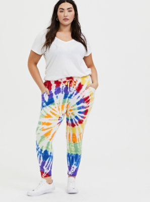 rainbow plus size jogging suits