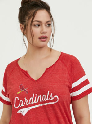 st louis cardinals women's plus size shirts
