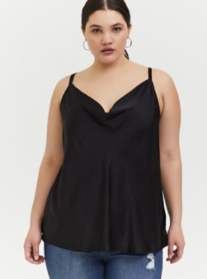 Plus Size - Satin Cowl Neck Cami - Torrid