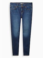 Plus Size Jegging Skinny Super Soft High-Rise Jean, DARK BLUE HYDROSPHERE, hi-res