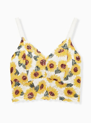 sunflower bralette