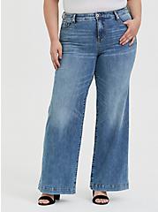 Wide Leg Vintage Stretch High-Rise Jean, SLOW MOTION, hi-res