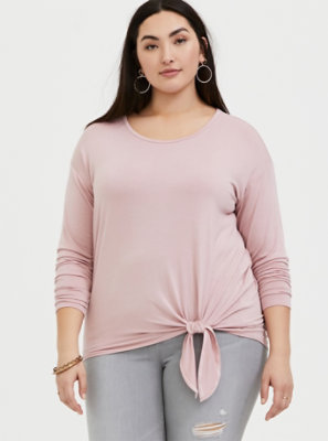 blush pink long sleeve