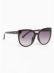 Black & Ombre Cat Eye Sunglasses, , alternate