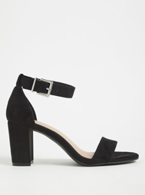 suede ankle strap