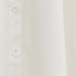 Midi Linen Button-Up Skirt, CLOUD DANCER, swatch