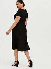 Midi Super Soft Dress, DEEP BLACK, alternate