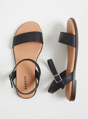 leather ankle strap sandals