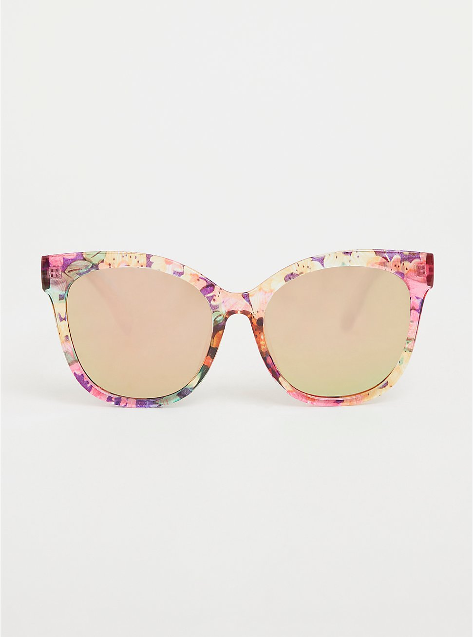 Patterned Cateye Sunglass, FLORAL, hi-res
