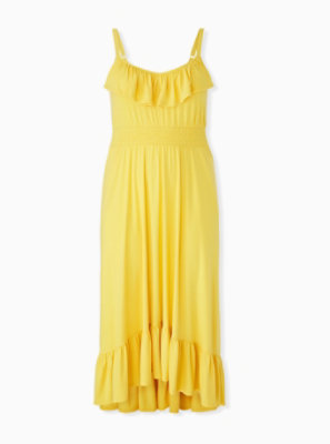 torrid yellow dress