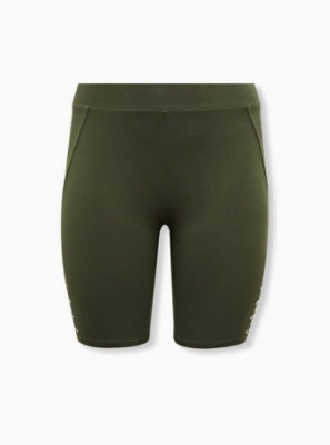 green bicycle shorts