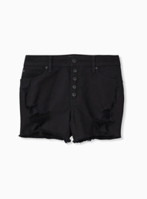 black vintage shorts