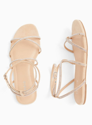 beige slingback sandals