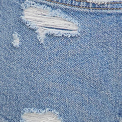 Bermuda Classic Denim Mid-Rise Short, HAPPINESS FORGETS, swatch