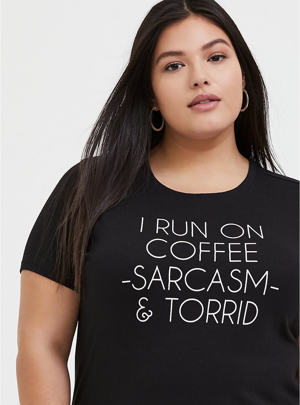 3X 2X Details about   Torrid "But Does It Come In Black" Slim Fit Tee Shirt NWT 1X