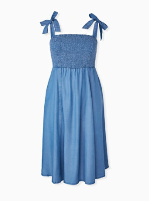 torrid denim dress