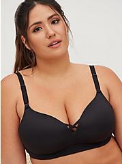 Push-Up Wire-Free Bra - Microfiber Black with 360° Back Smoothing™ , RICH BLACK, alternate