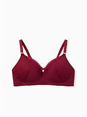 Berry Pink Lace 360° Back Smoothing™ Push-Up Wire-Free Bra, NAVARRA, hi-res