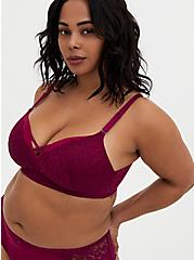 Berry Pink Lace 360° Back Smoothing™ Push-Up Wire-Free Bra, NAVARRA, hi-res