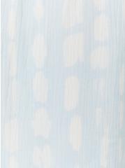 Light Blue Tie-Dye Gauze Crop Top & Drawstring Short Short Set , TIE DYE BLUE, alternate