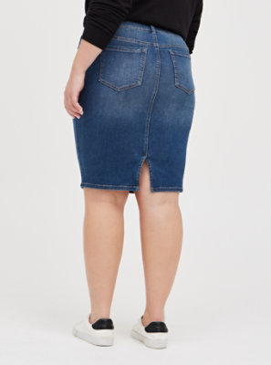 jegging jean skirt