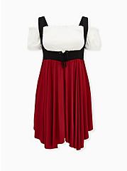 Halloween Costume Pirate Wench Set, RED  WHITE  BLACK, hi-res