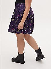 Universal Monster’s Purple Scuba Knit Skater Skirt , MULTI, alternate