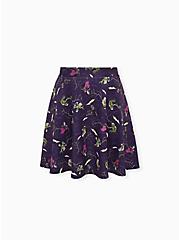Universal Monster’s Purple Scuba Knit Skater Skirt , MULTI, hi-res