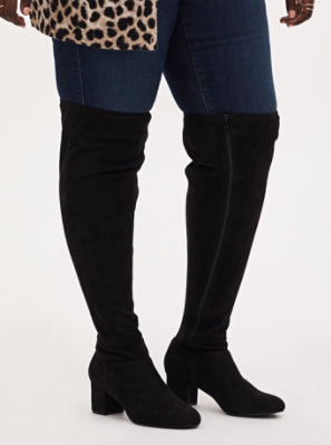 over the knee plus size boots