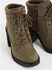 Lace-Up Hiker Bootie (WW), OLIVE, alternate