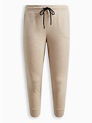 Everyday Fleece Crop Active Jogger In Classic Fit, OATMEAL, hi-res