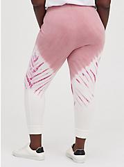 Plus Size Everyday Fleece Crop Active Jogger In Classic Fit, BCA PINK IVORY, alternate
