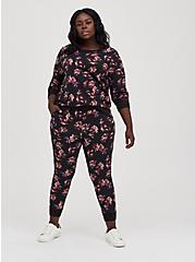 Plus Size Everyday Fleece Crop Active Jogger In Classic Fit, BCA PINK ROSE, alternate