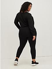 Plus Size Classic Fit Crop Active Jogger - Everyday Fleece Black, DEEP BLACK, alternate