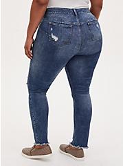 Plus Size Bombshell Straight Premium Stretch High-Rise Jean, MELROSE, alternate